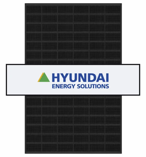 hyundai hit 455 wp – tehokas n tyypin hjt aurinkopaneeli, täysmusta lasi lasi rakenne