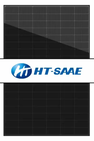 ht s 450wp n type musta bifacial lasi lasi aurinkopaneeli