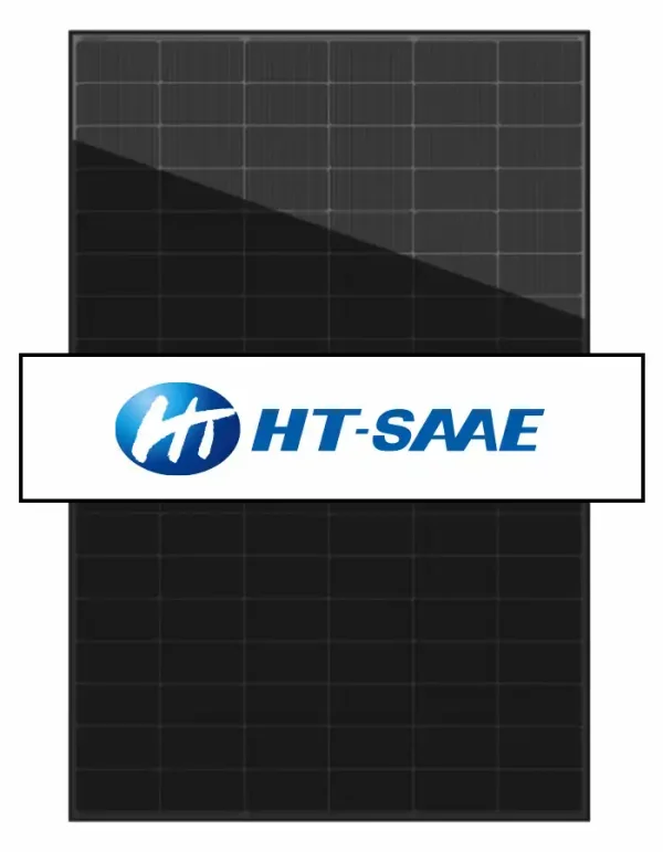 ht s 450wp n type musta bifacial lasi lasi aurinkopaneeli