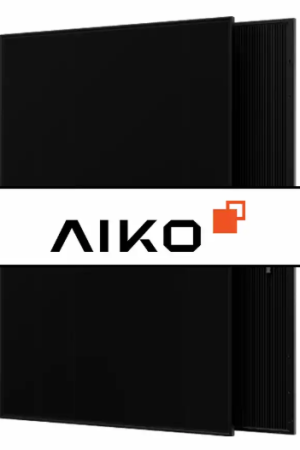 aiko 470 wp musta bifacial lasi lasi aurinkopaneeli